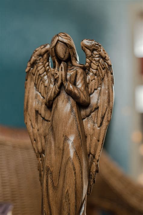 Wooden angel - Jul 11, 2019 · HANDCRAFTED ANGEL FIGURINE – Embodying hope and love, these tall, elegant wooden angel figurines with wings make a warm addition to living room, bedroom, or personal areas. GUARDIAN ANGEL WITH RUSTIC WINGS – The rustic metal wings represent strength, resilience, grace, and all-powerful beauty, perfectly highlighting the finished and ... 
